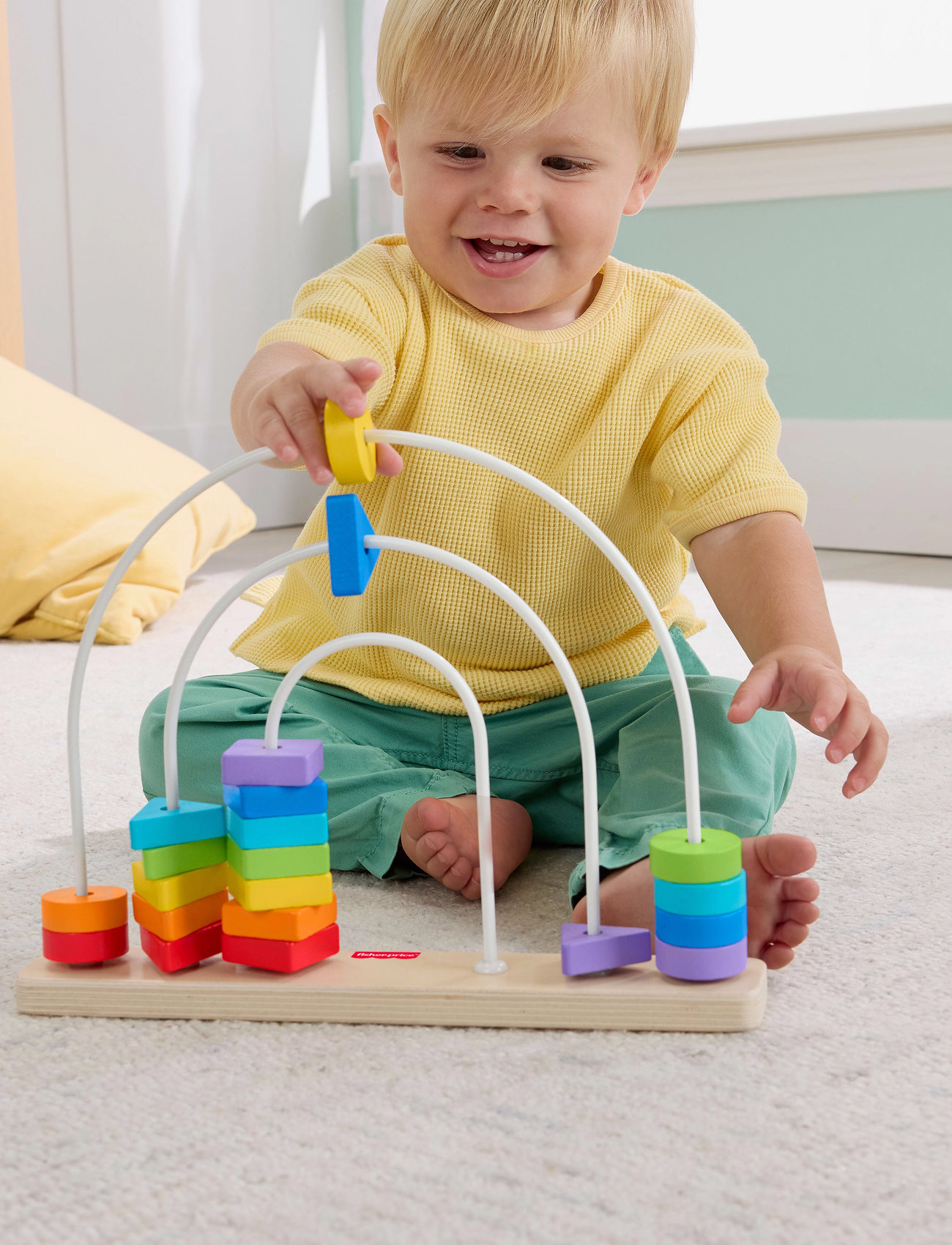 Fisher-Price Rainbow Bead Bar, One Size, Multi/patterned, Educational Legetøj > Interactive Legetøj, Børn