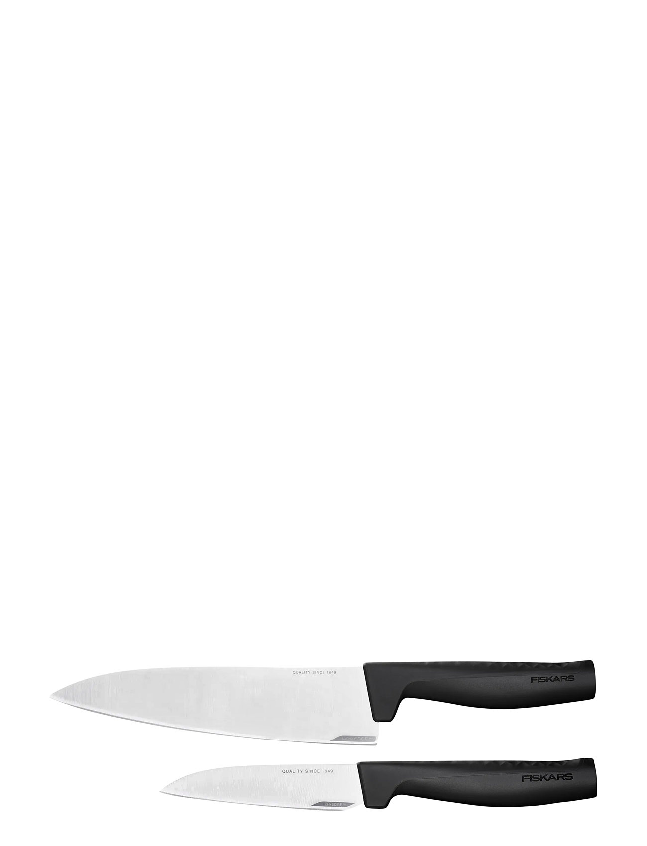 Neuropathie wraak Sherlock Holmes Fiskars Hard Edge Knivset 2 Parts - Large Chef Knife & Vegetable Knife  (Black), (52.56 €) | Large selection of outlet-styles | Booztlet.com