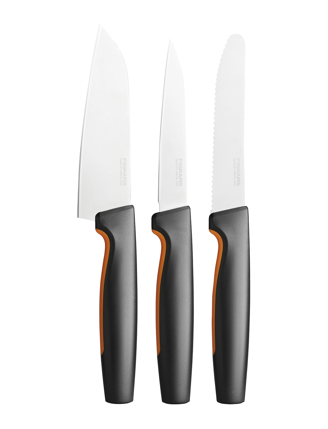 Ff Favorite Knife Set, 3 Parts Home Kitchen Knives & Accessories Knife Sets Black Fiskars
