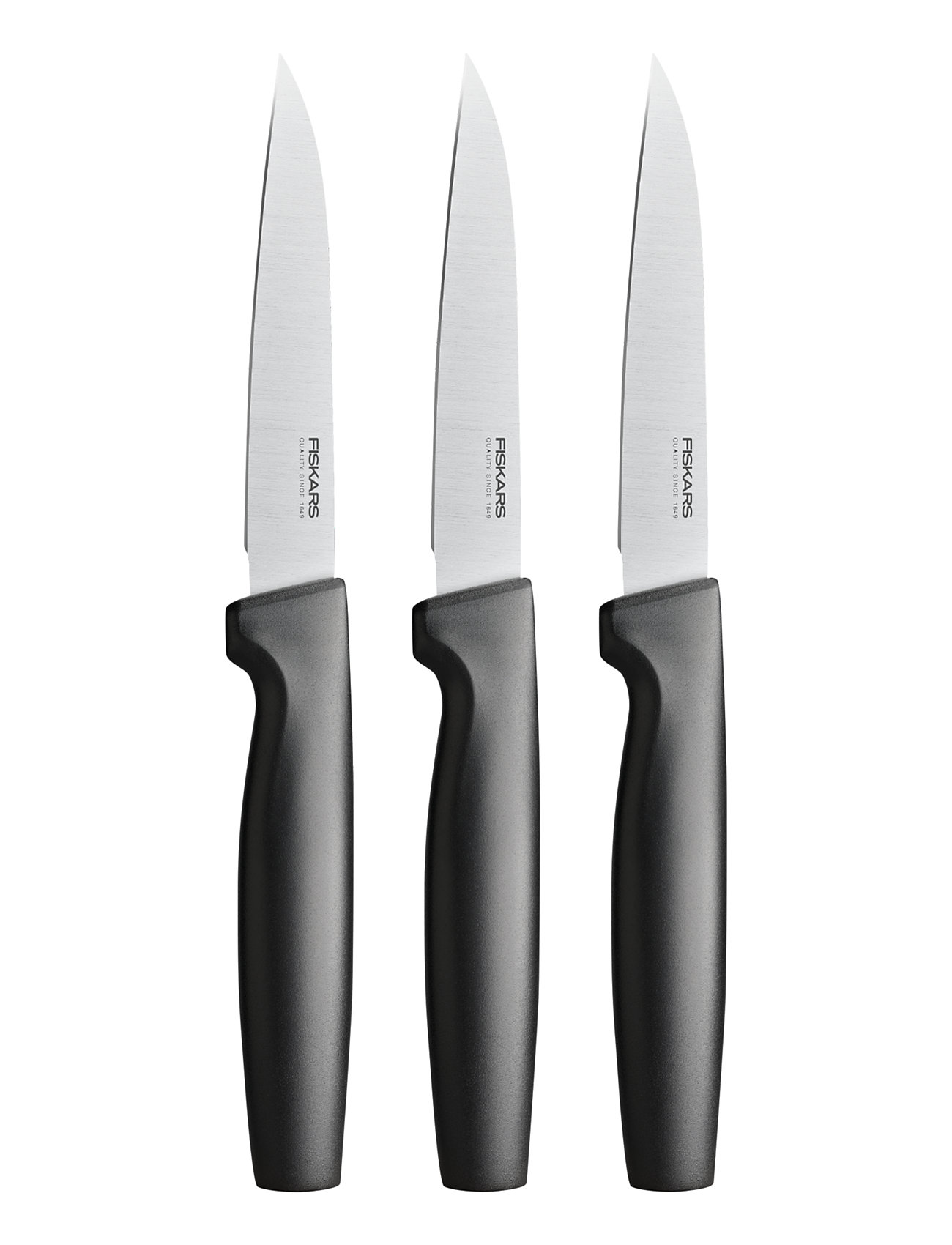 Fiskars Ff Universal Knife Set, 3 Pieces Svart