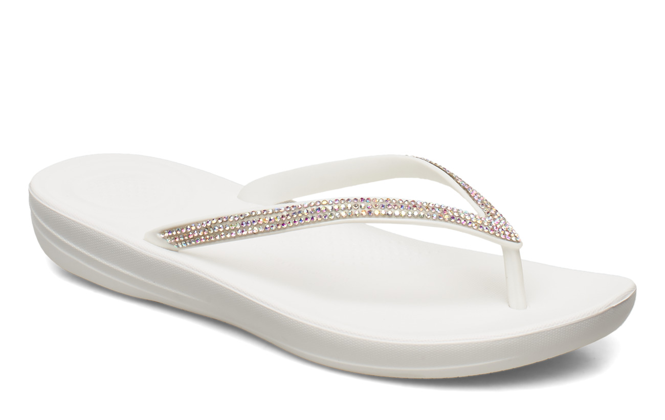 fitflop iqushion sparkle white