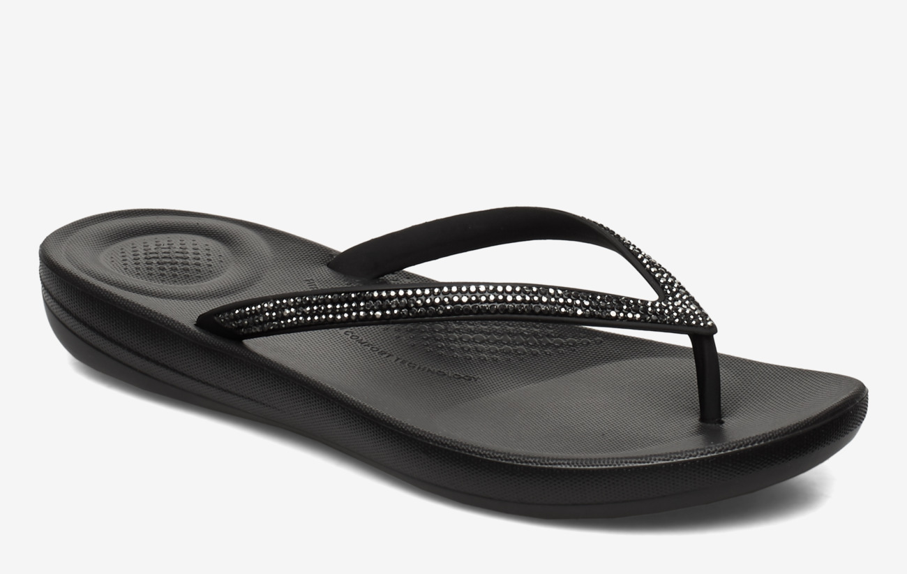 fitflop iqushion sparkle black