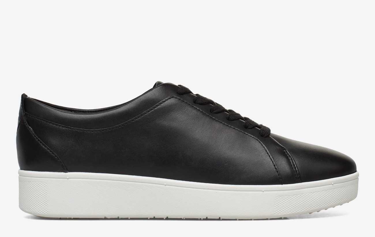 fitflop black rally trainers