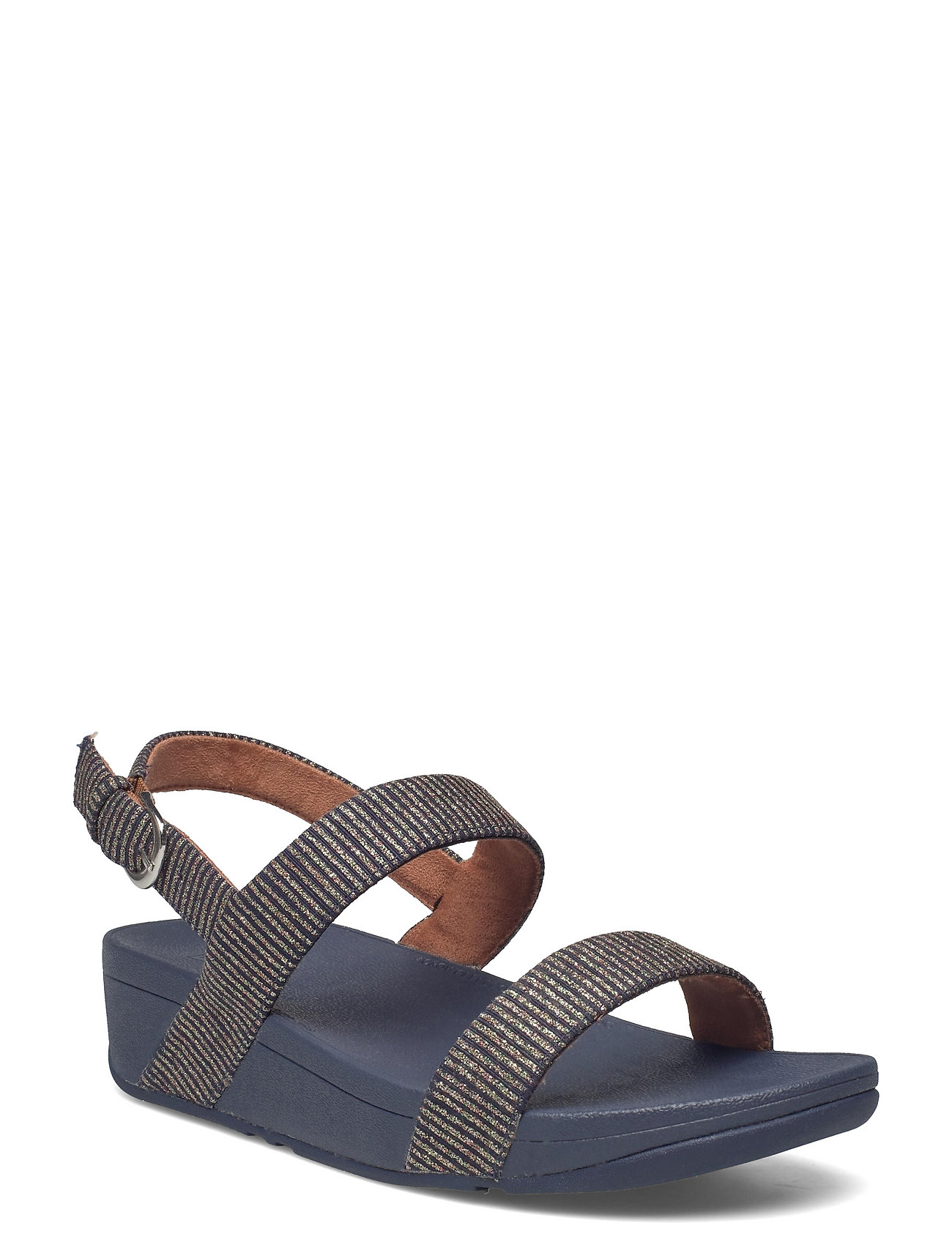 FitFlop Lottie Glitter Stripe Back strap Sandals Midnight Navy