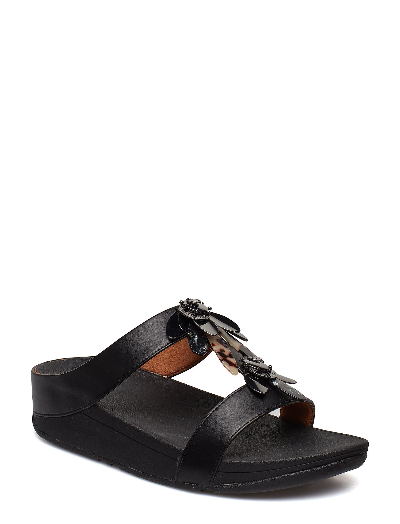 Fino Dragonfly Platte Sandalen Zwart Fitflop fitflop kopen in de aanbieding