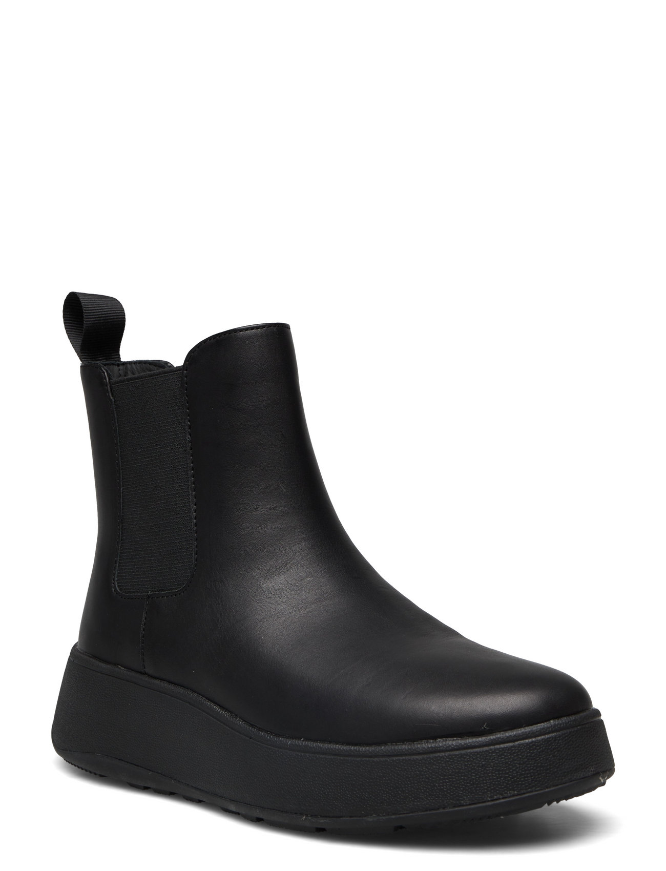 FitFlop F-mode Leather Flatform Chelsea Boots - Chelsea boots - Boozt.com