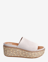 eloise espadrille suede wedge slides
