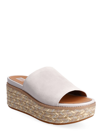 eloise espadrille suede wedge slides