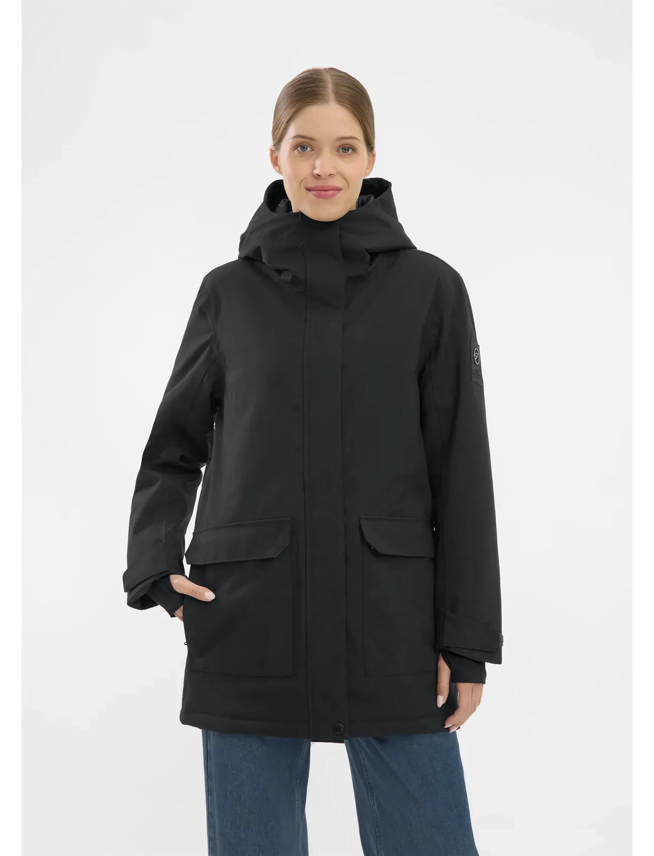 Five Seasons Nara Jkt W, 40, Black, Sport Jackets > Sport Outdoor Jackets, Dame