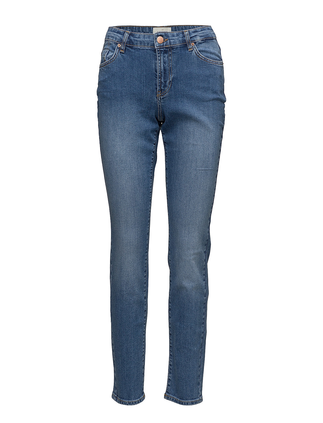 Lou 100 Chicago Blue Jeans Rechte Blauw Fiveunits fiveunits kopen in de aanbieding