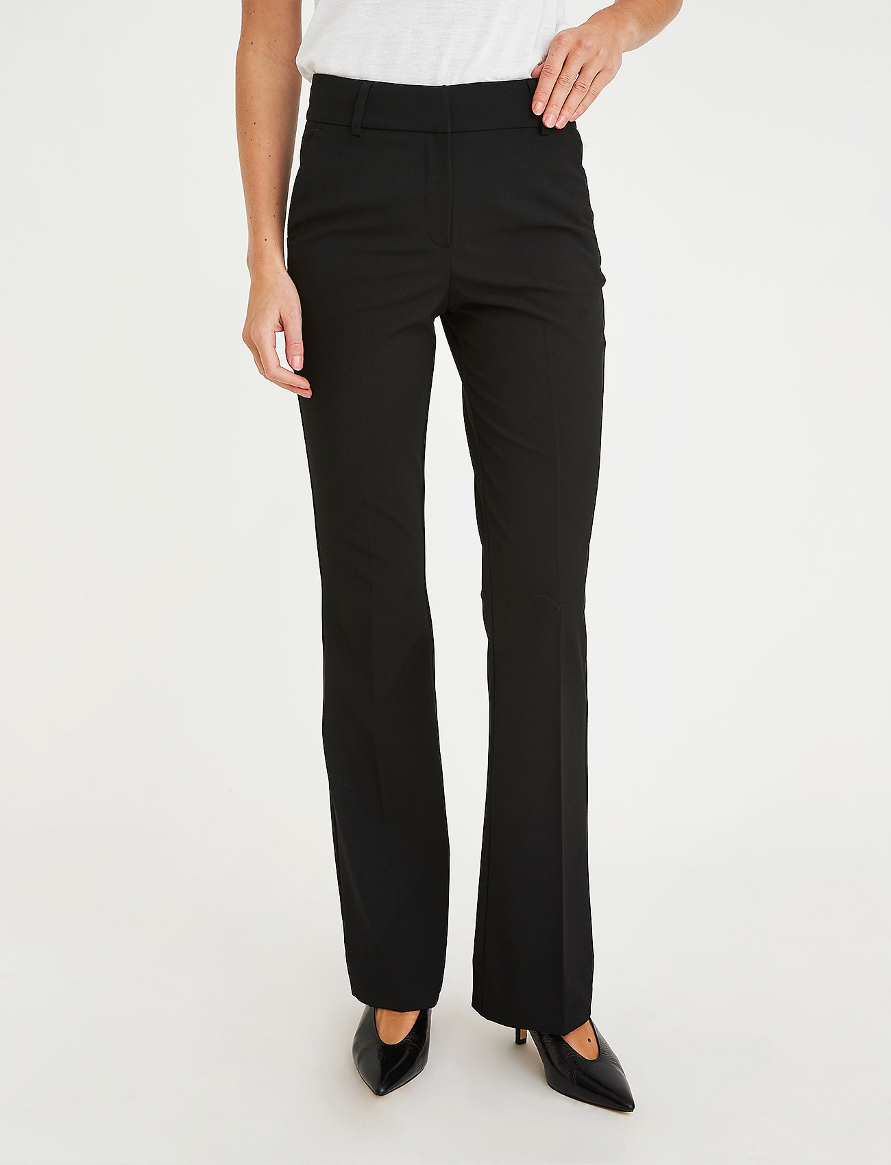FIVEUNITS Clara 285 Black Glow - Slim fit trousers | Boozt.com