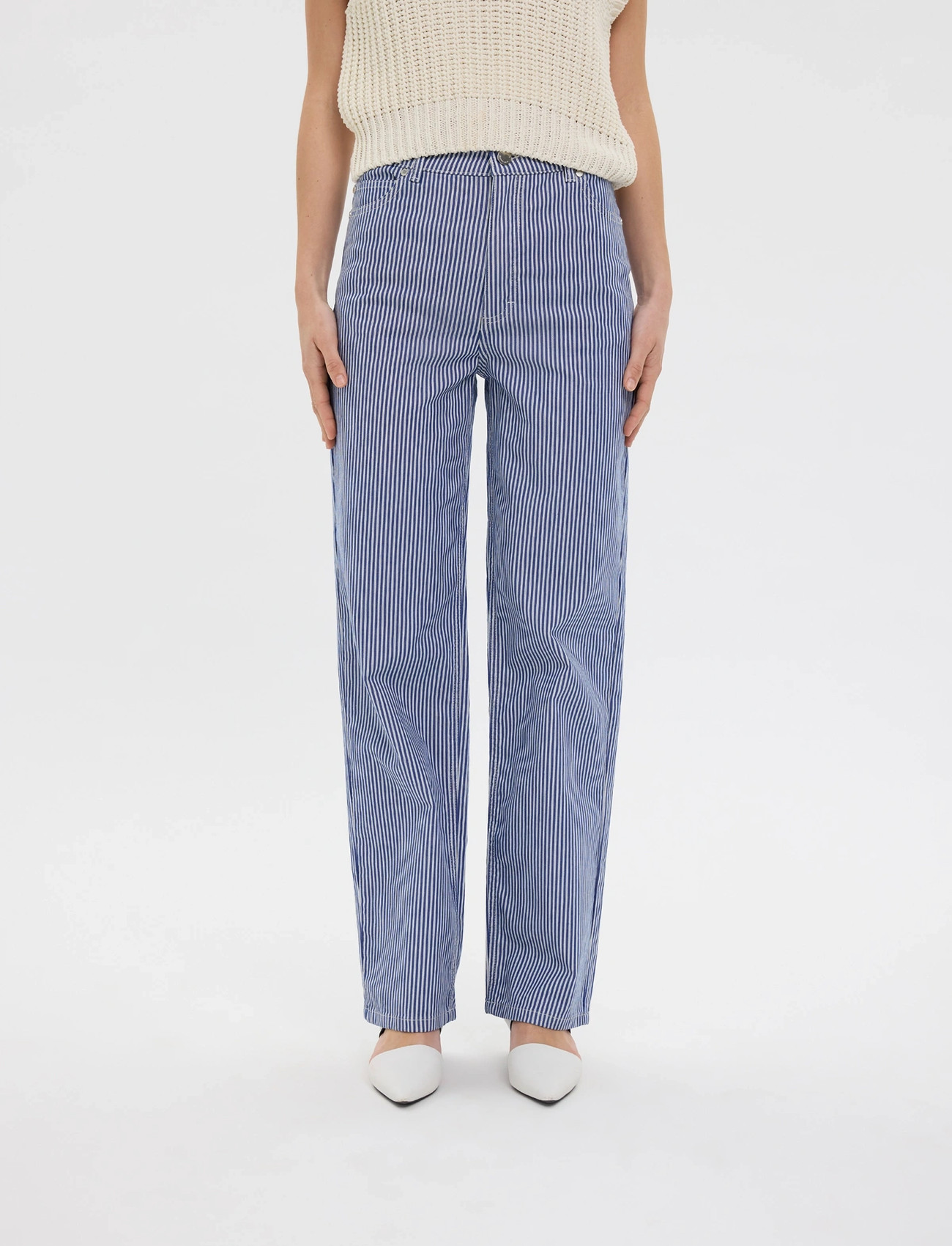 FIVEUNITS Lunafv, 28 Long, Blue, Bukser > Chinos, Dame