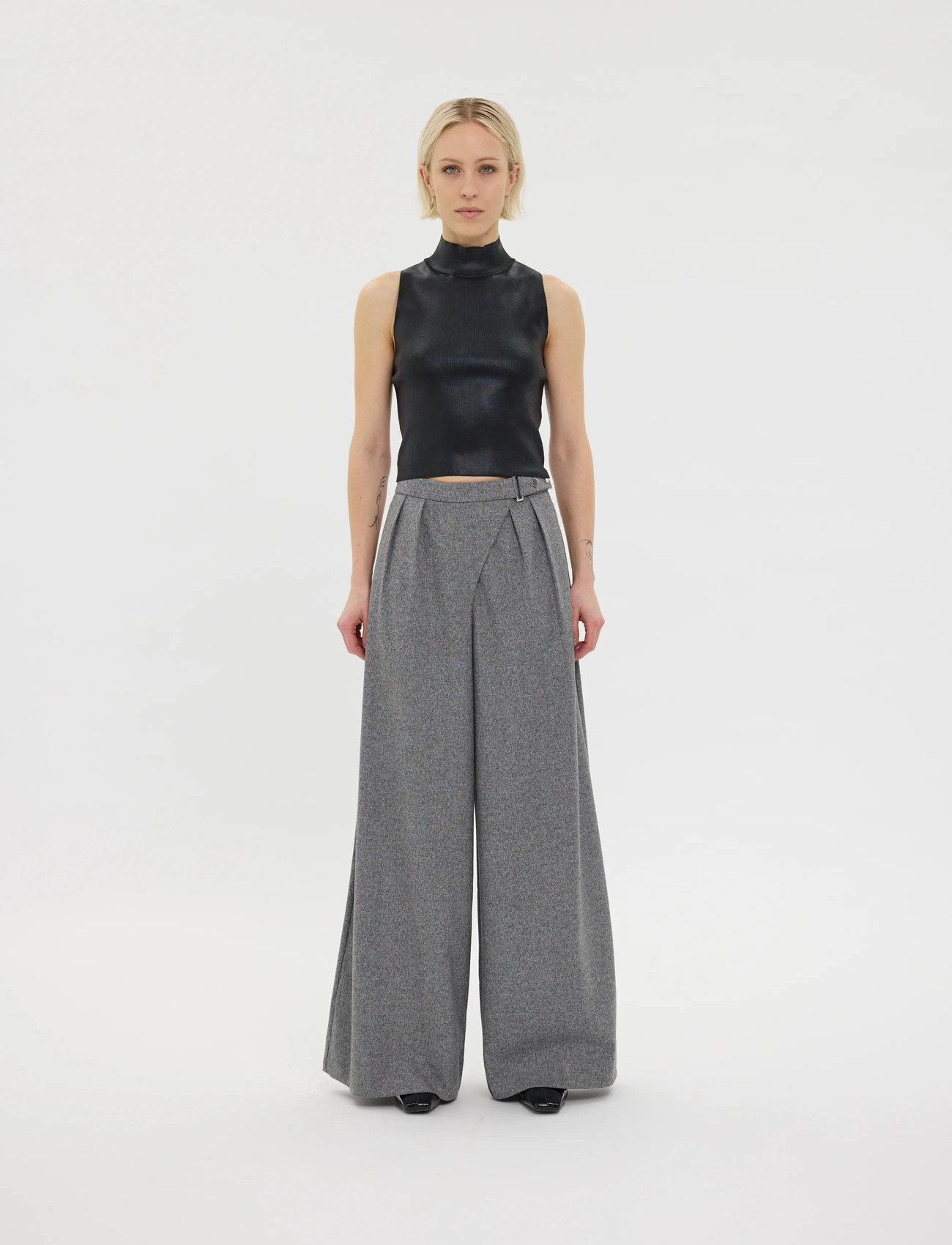 FIVEUNITS Umafv, 29 Long, Grey, Bukser > Brede Ben, Dame