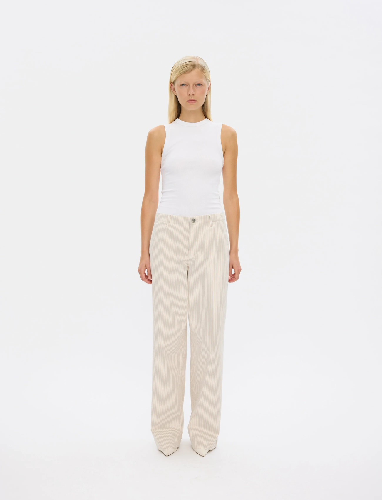 FIVEUNITS Ericafv, 27, Beige, Bukser > Brede Ben, Dame