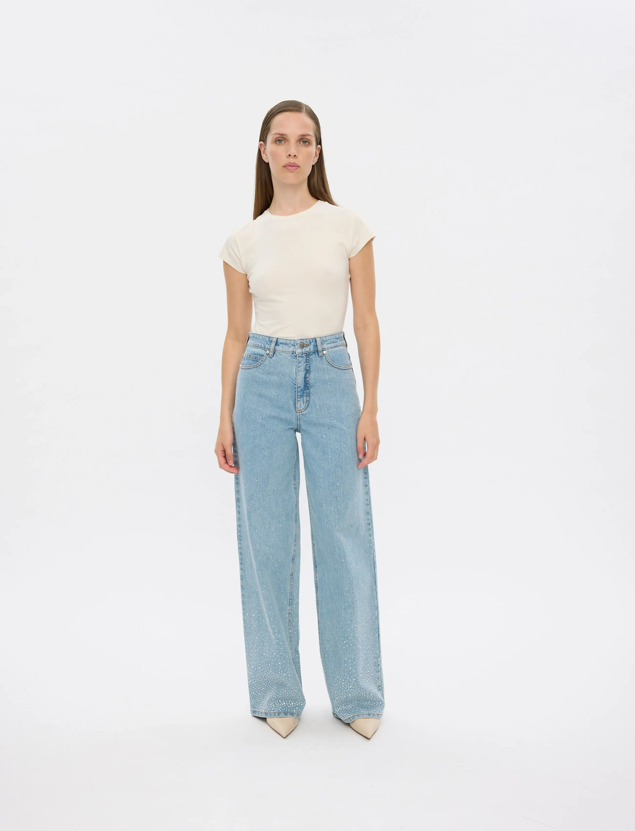 FIVEUNITS Abbyfv, 28, Blue, Jeans > Vidde, Dame