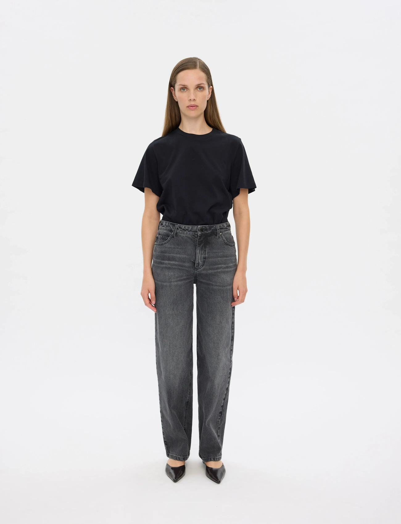 FIVEUNITS Billiefv, 29, Grey, Jeans > Vidde, Dame