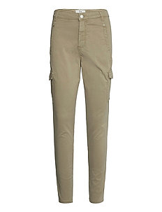 Womens Clothing Trousers Slacks and Chinos Cargo trousers Natural Stella McCartney Synthetic Wide Leg Cargo Pants in Beige - Save 47% 