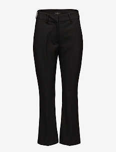 Clara 285 Crop Black Glow - slim fit trousers - black glow
