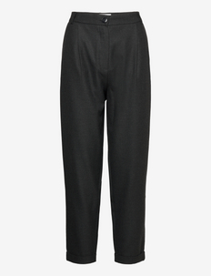 Malou 555 - rette bukser - dark grey melange