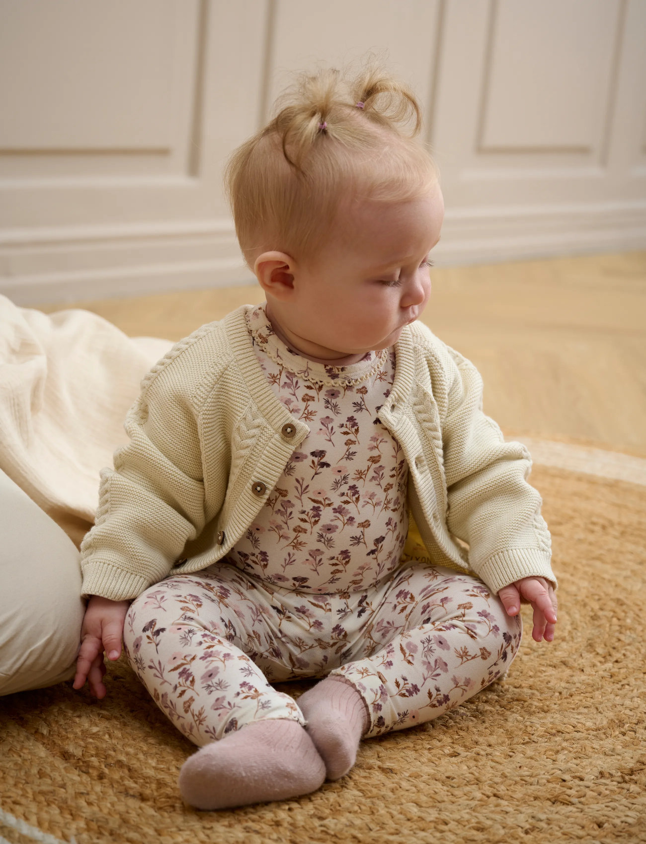 Fixoni Body Ls, 62, Cream, Bodys > Langærmede, Børn