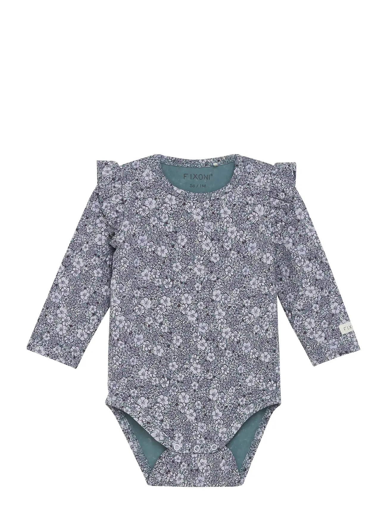 Fixoni Body Ls, 56, Blue, Bodys > Langærmede, Børn