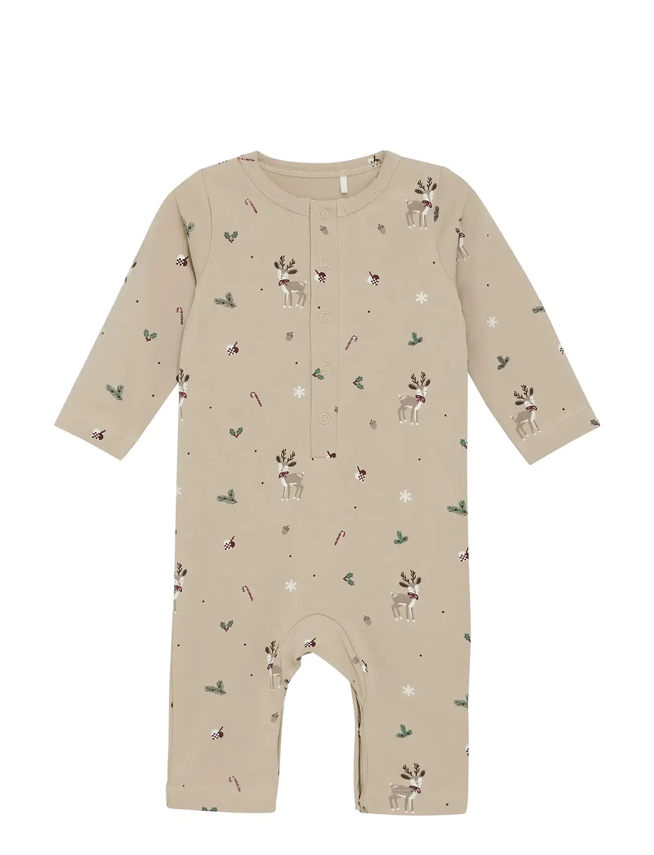 FIXONI Romper Ls Beige - 80 - Kinder