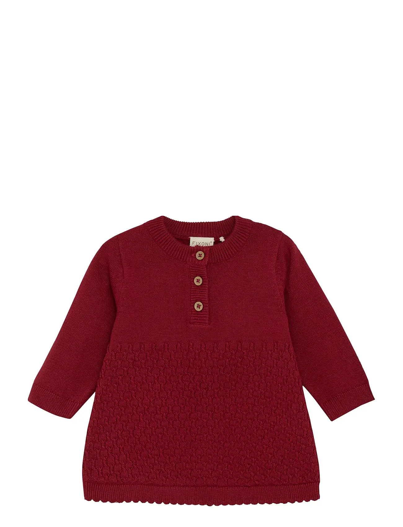FIXONI Kleid Knit Rot - 62 - Kinder
