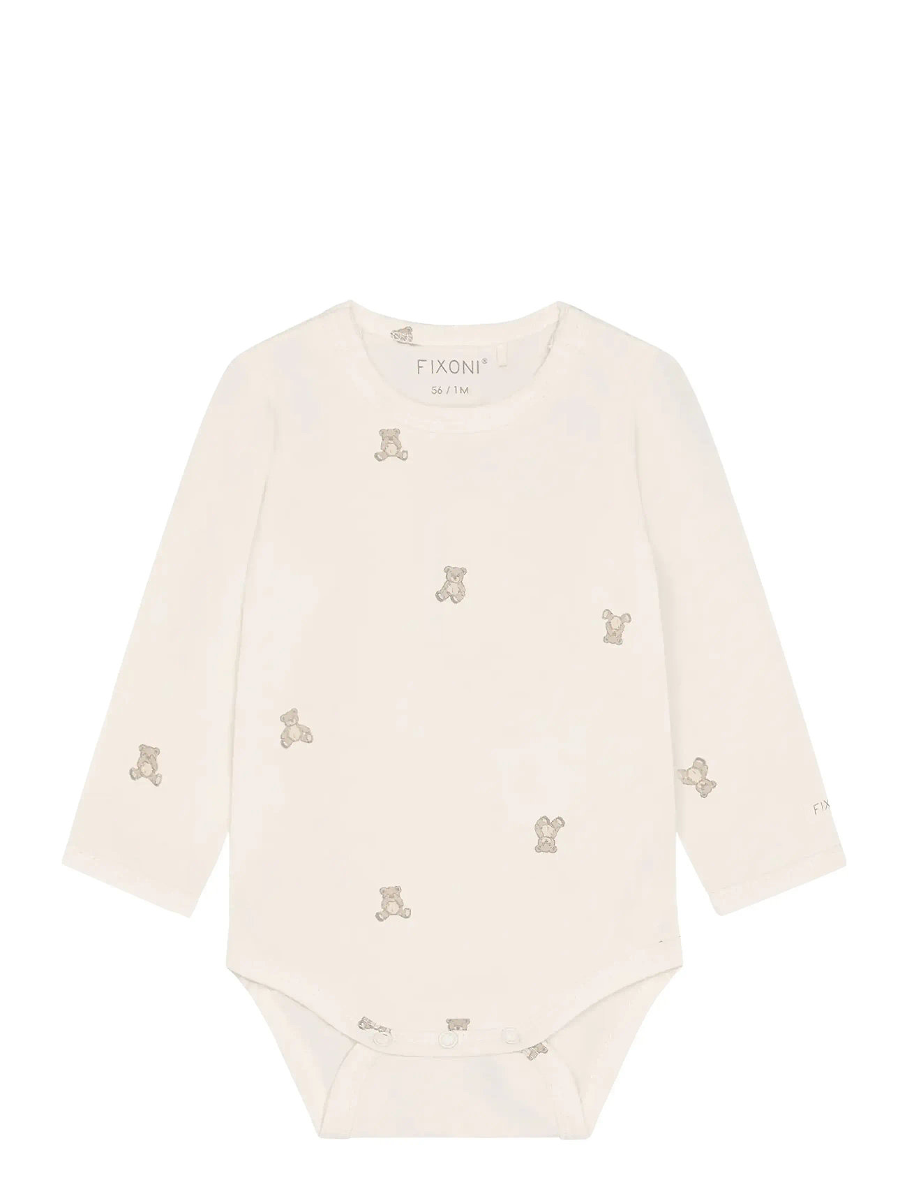 Fixoni Body Ls, 62, Cream, Bodys > Langærmede, Børn