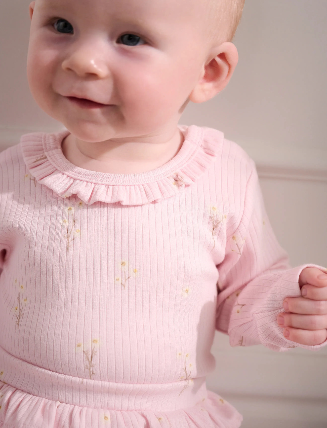 Fixoni Body Ls Rib, 92, Pink, Bodys > Langærmede, Børn