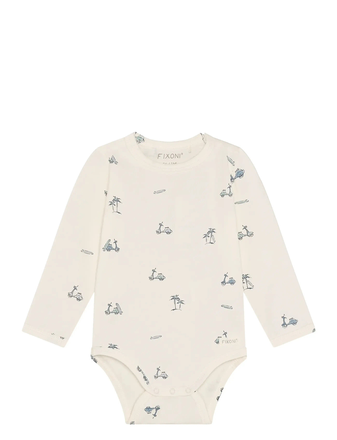 Fixoni Body Ls, 92, Cream, Bodys > Langærmede, Børn