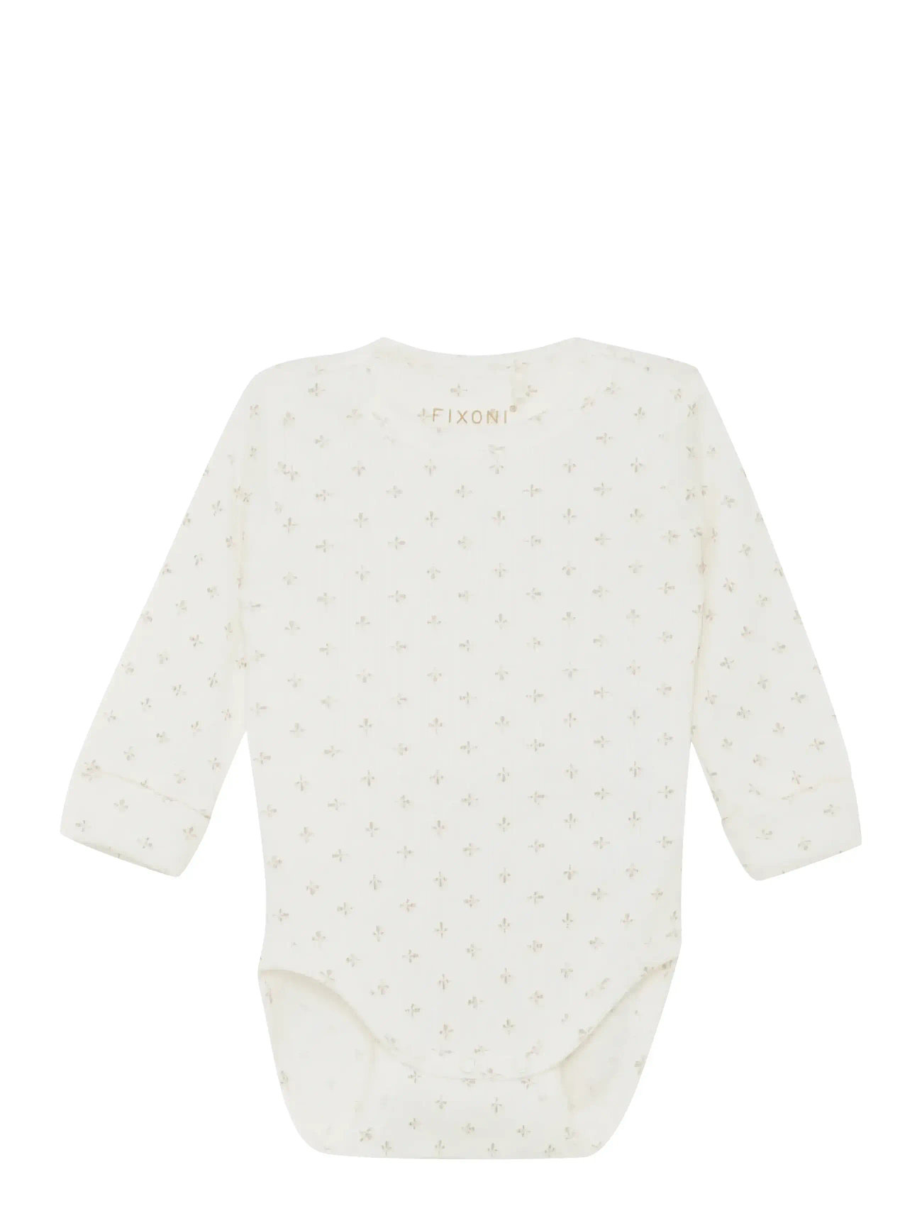 Fixoni Body Ls Rib, 74, Cream, Bodys > Langærmede, Børn