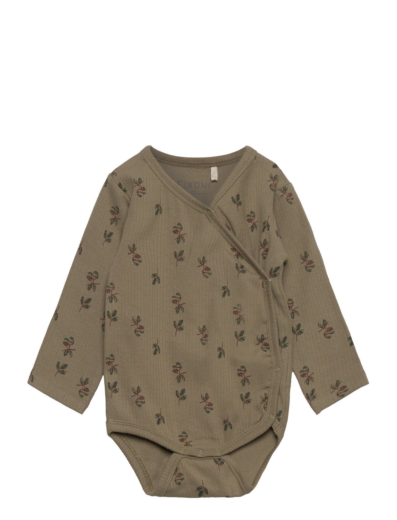 Wrap Body Ls W.aop Green Fixoni