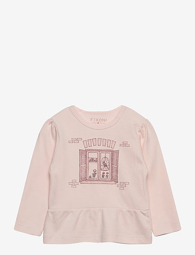 Joy LS Peplun - t-shirt à manches longues avec motif - soft rose