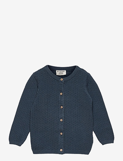 Knitted Cardigan - cardigans - china blue