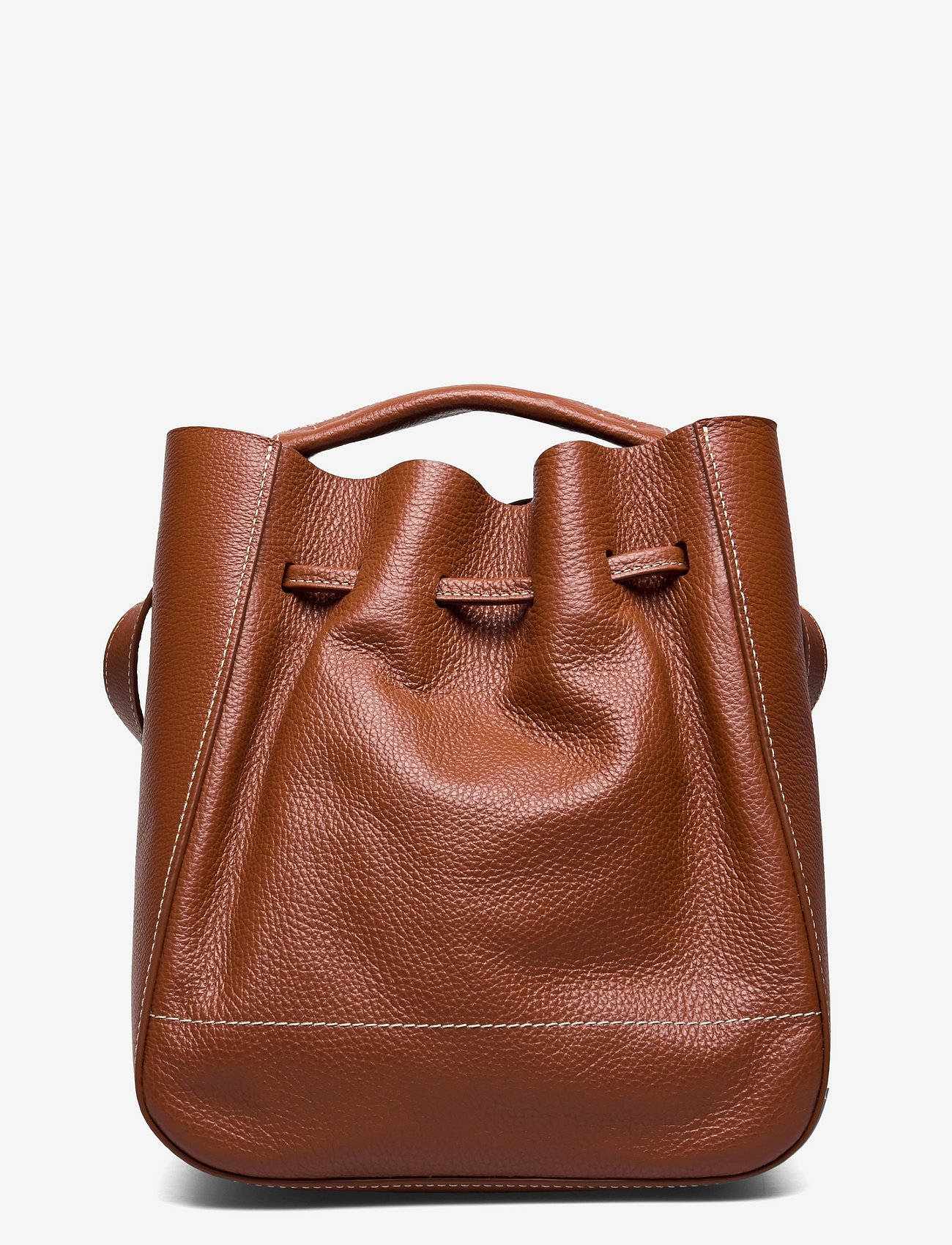 Flattered Bags Bo Bucket Cognac Leather Bucket bags