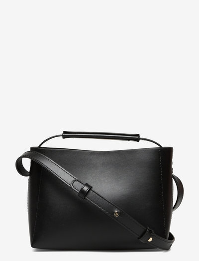 Hedda Mini Handbag Black Leather - sacs à bandoulière - black