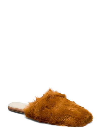 Flattered Celina Rust Fur - Mules & Slipins | Boozt.com