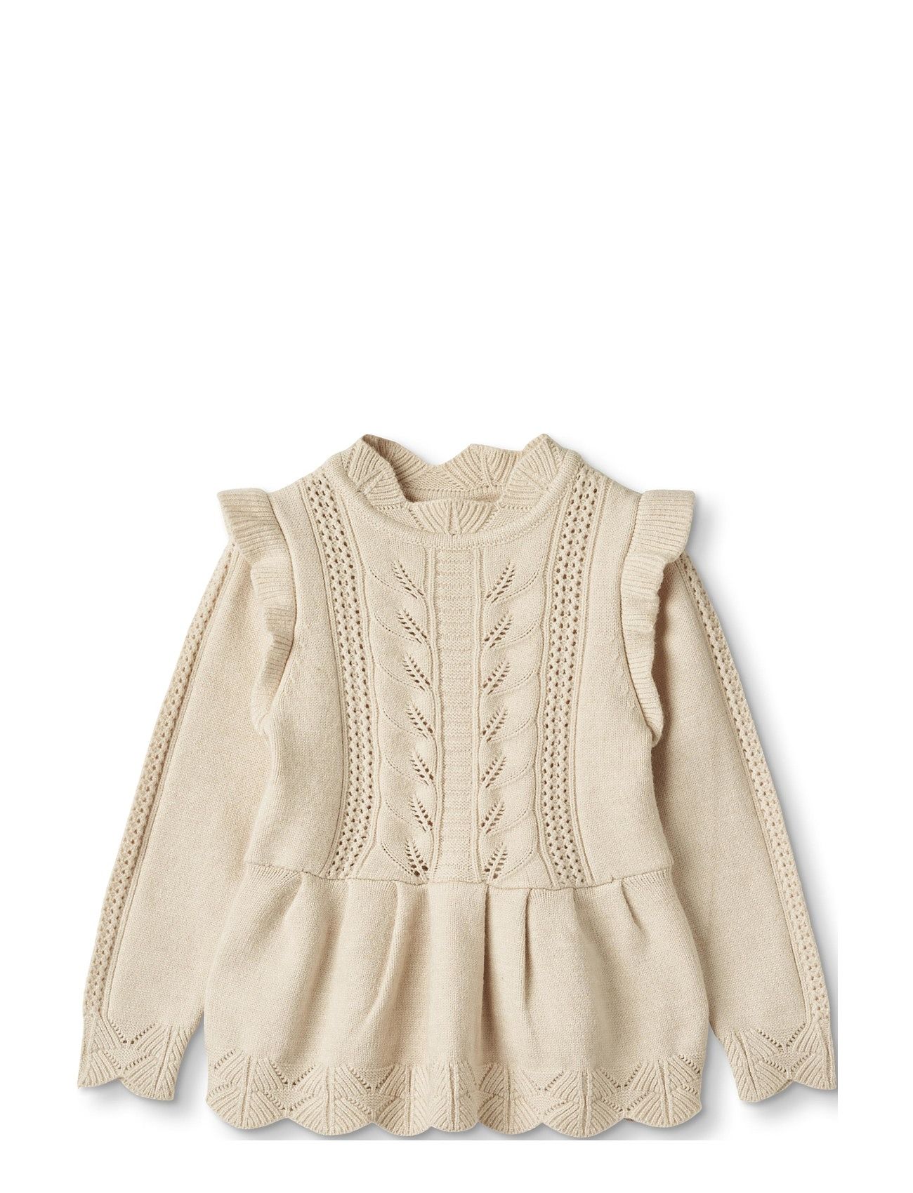 Alilly Peplum Pullover Fliink Cream