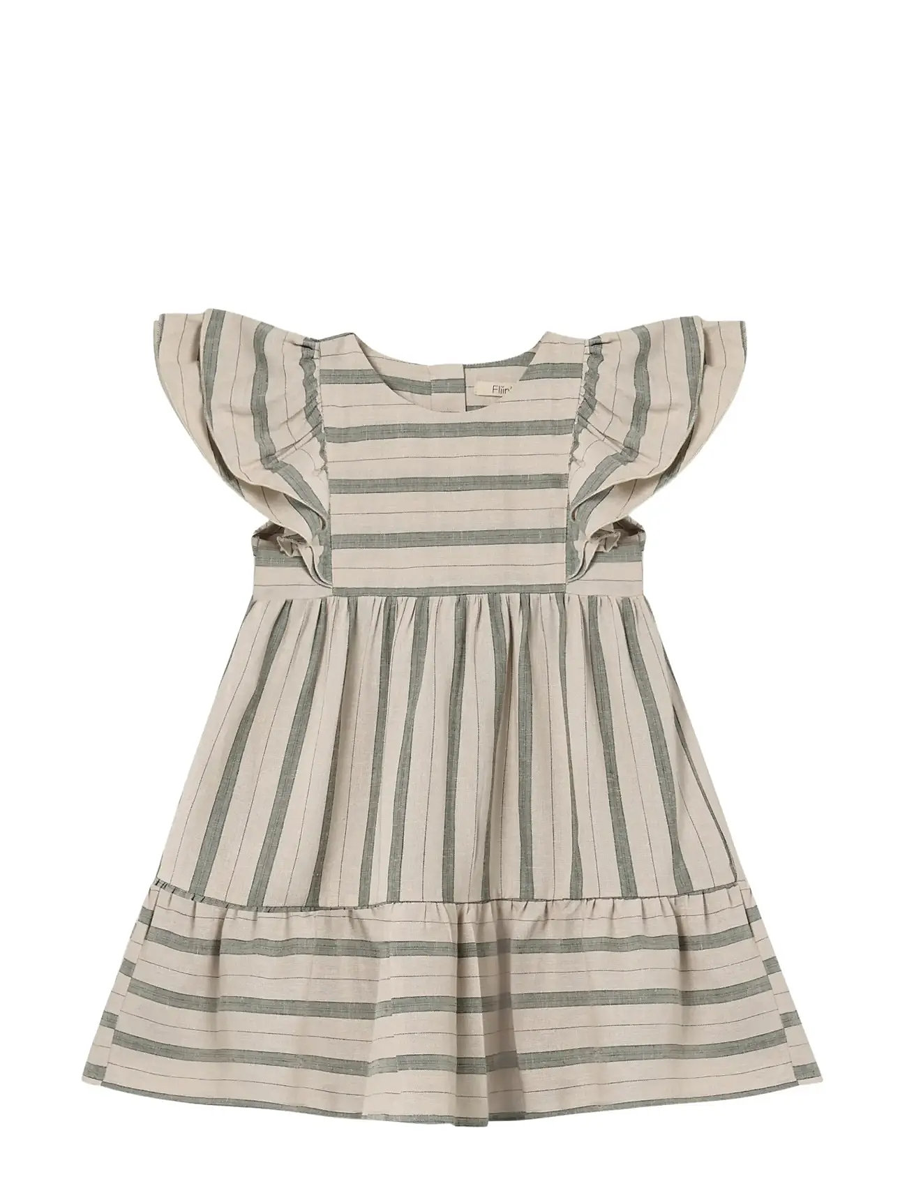 Fliink Vira Ss Dress, 86, Multi/patterned, Fritidskjoler > Kortærmede Fritidskjoler, Børn