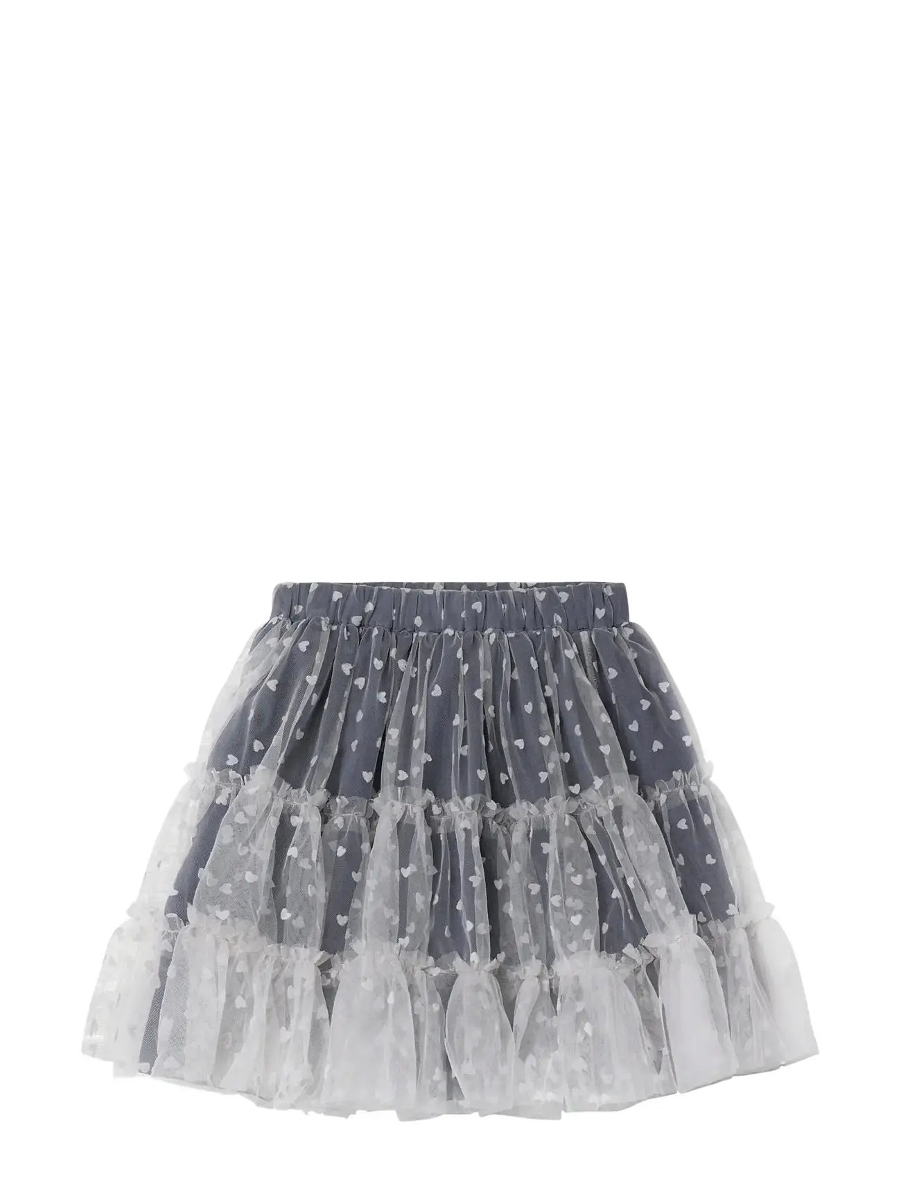 Fliink Tulle Skirt, 4 Y, Grey, Nederdele > Tylskørter, Børn