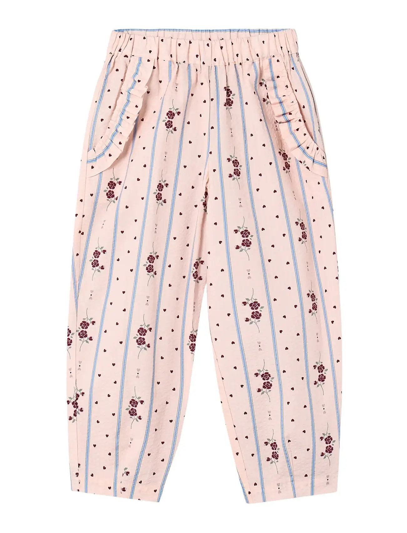 Fliink Colombe Ruffle Pant, 12 M, Pink, Underdele > Bukser, Børn