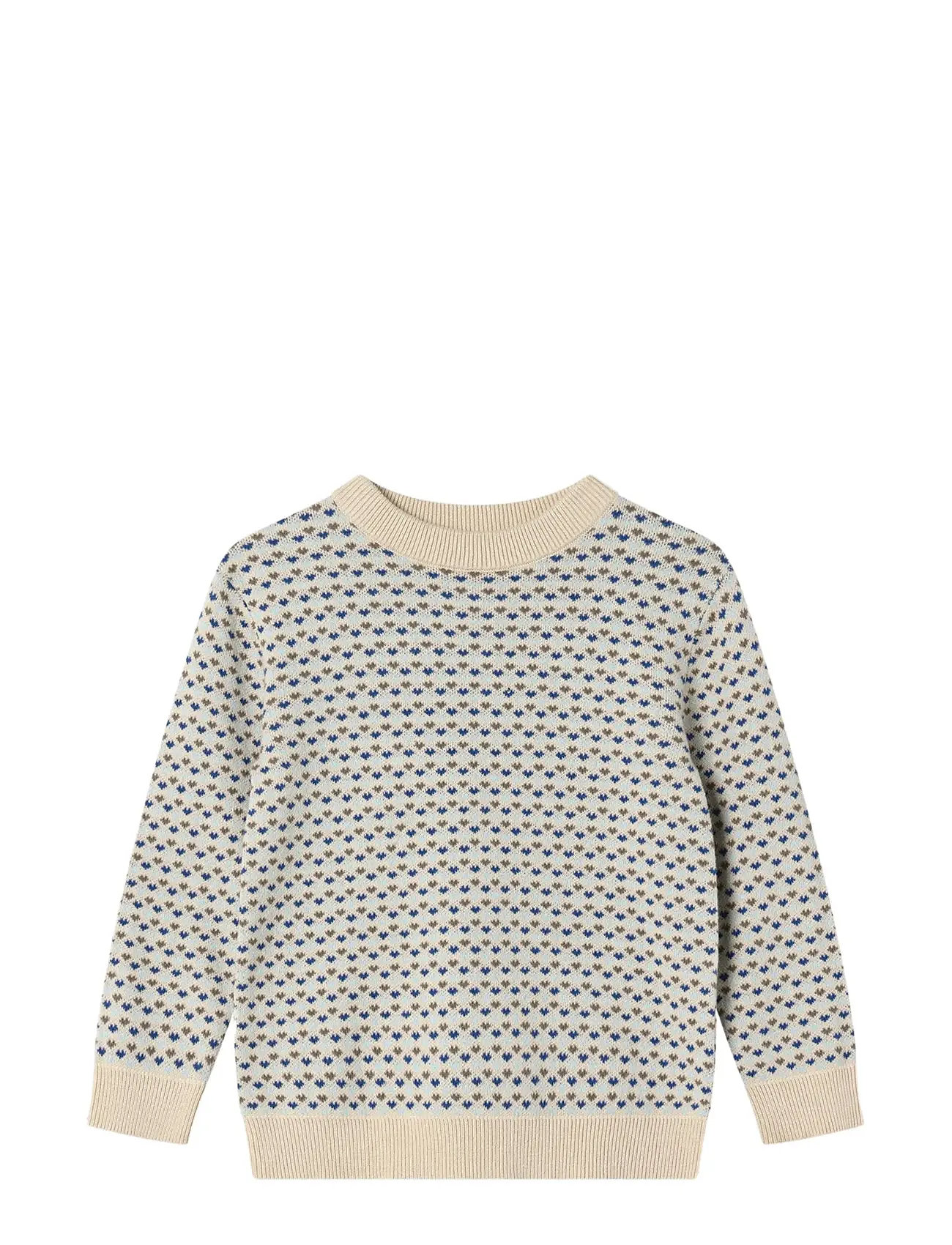 Fliink Baie Multi Pullover, 3 Y, Multi/patterned, Strik > Pullovere, Børn