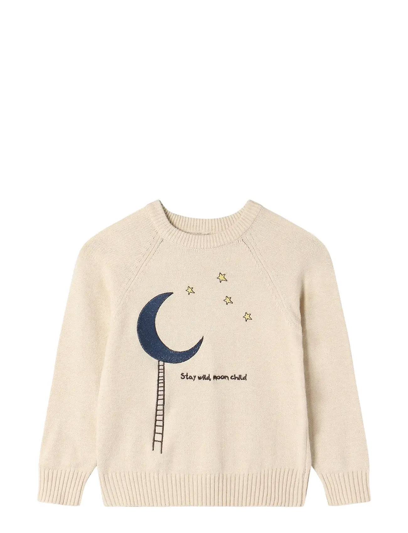 Fliink Benna Moon Pullover, 18 M, Cream, Strik > Pullovere, Børn