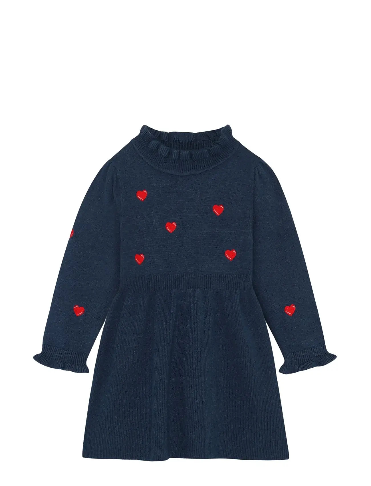 FLIINK Benna Winter Kleid Navy - 4 Y - Kinder