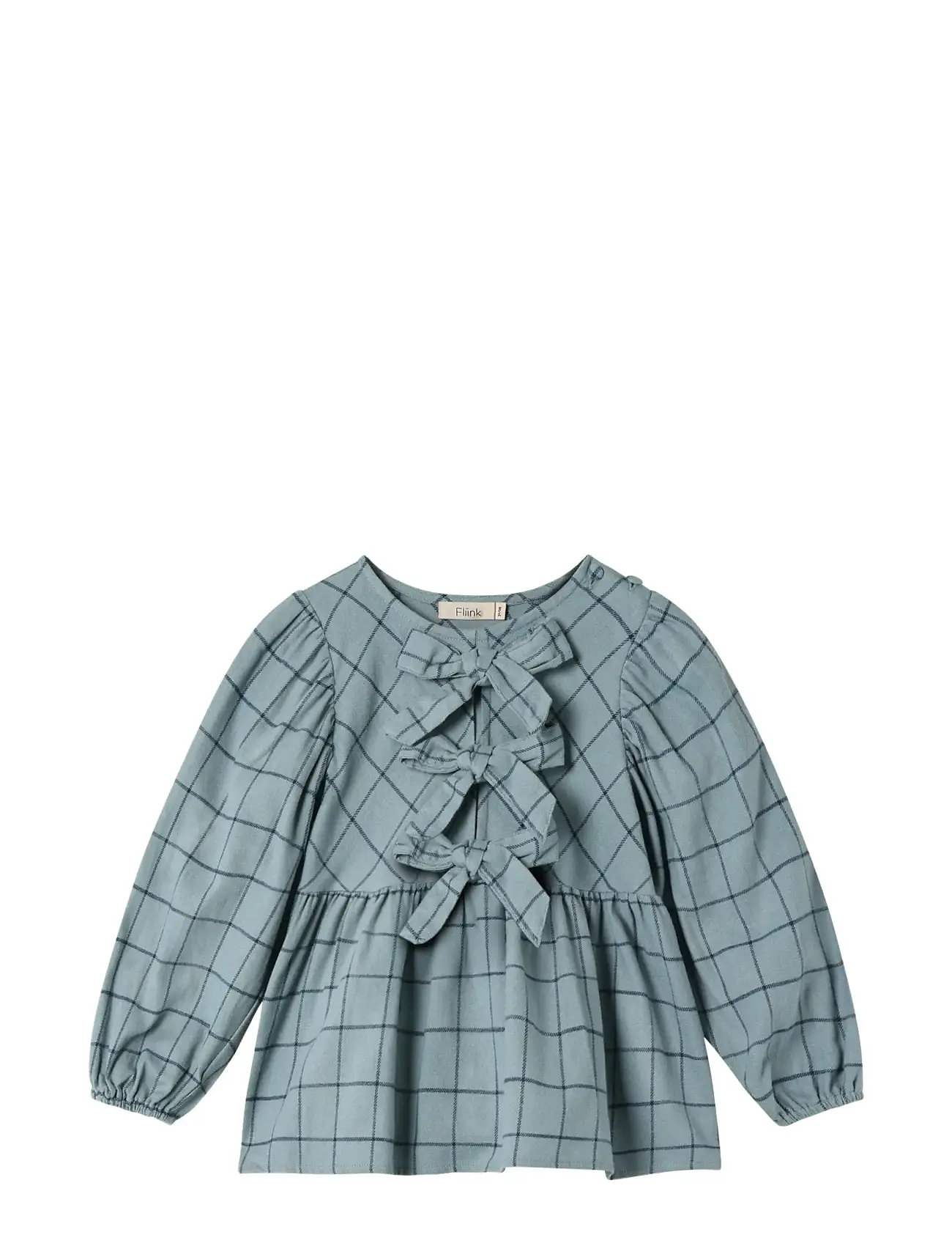FLIINK Cody Check Bluse Blau - 3 Y - Kinder