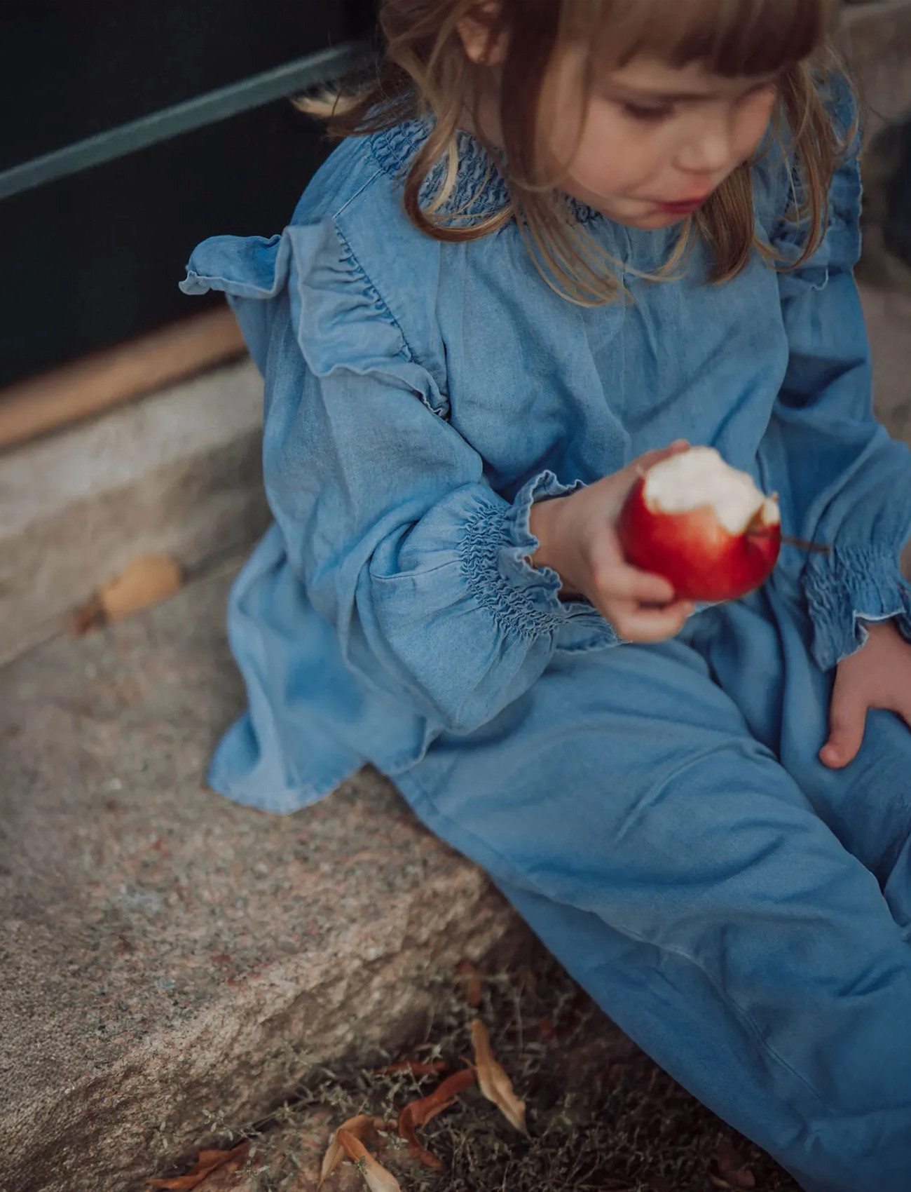 Fliink Hurlum Ls Blouse, 6 Y, Blue, Overdele > Bluser & Tunikaer, Børn