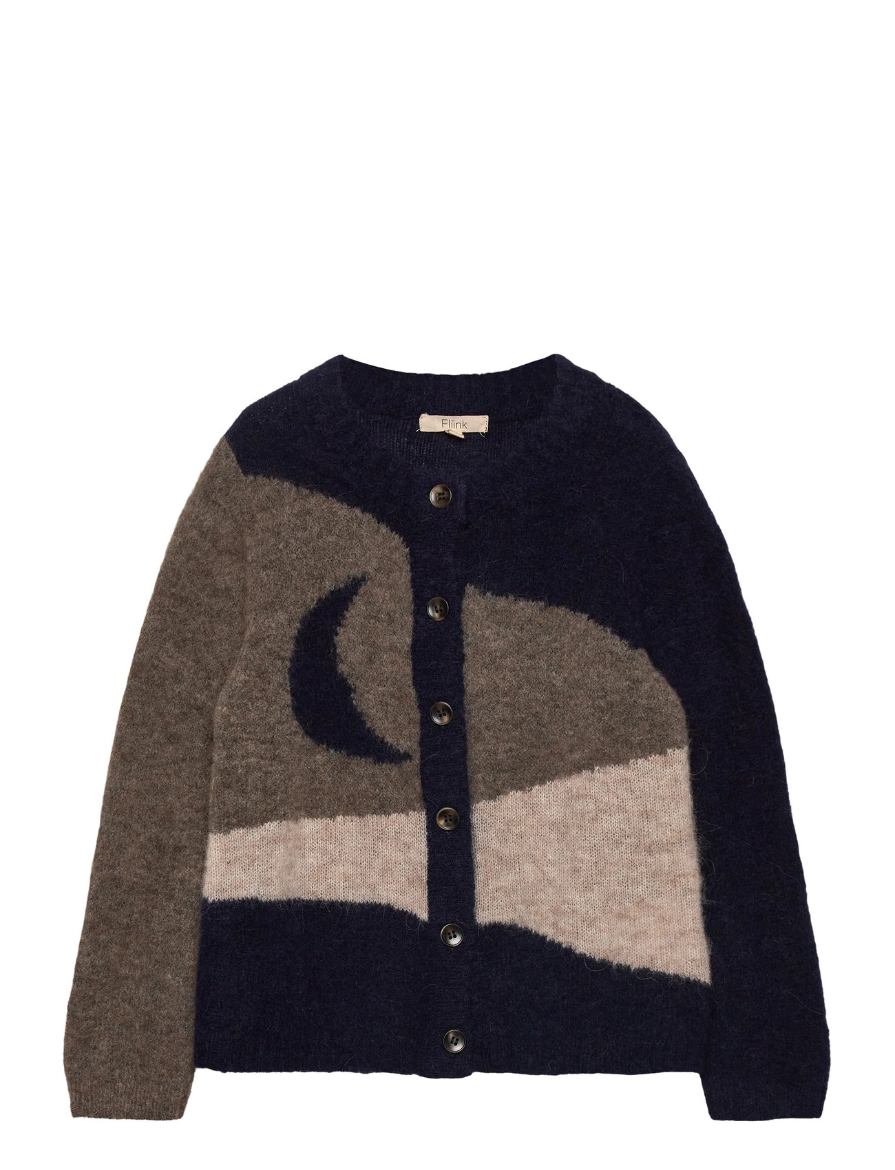 FLIINK Star Moon Cardigan Navy - 6 Y - Kinder