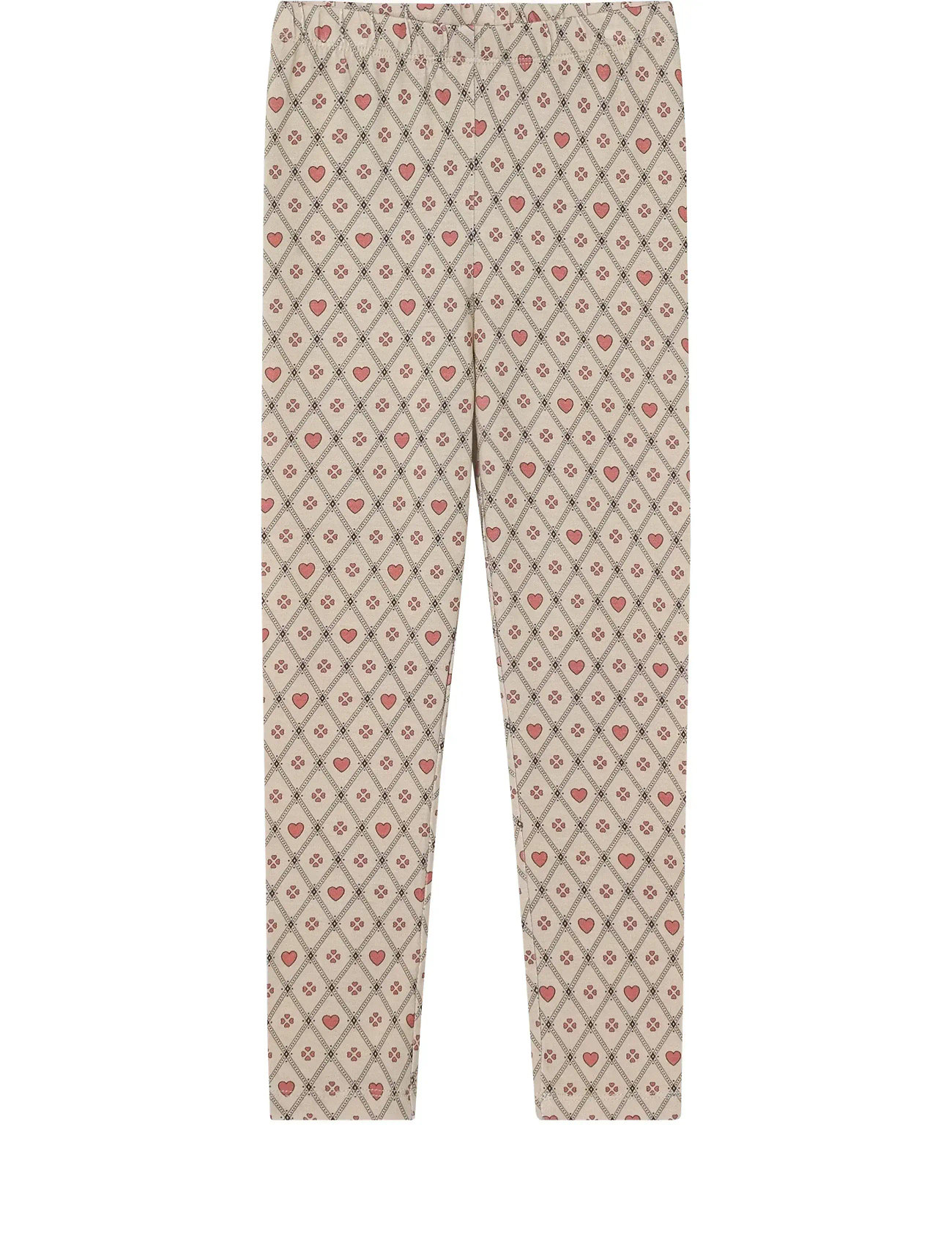FLIINK Kelly Heart Leggin Beige - 5 Y - Kinder