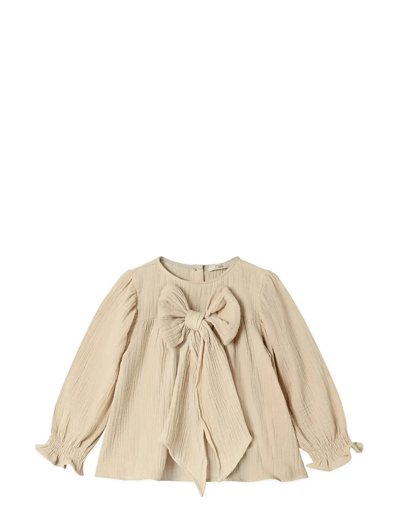 FLIINK Paco Bow Ls Bluse Cream - 3 Y - Kinder