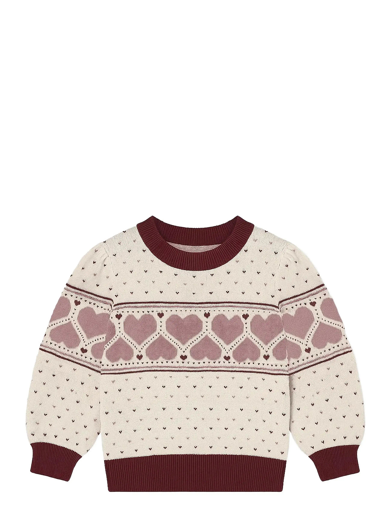 Fliink Hearty Pullover, 85, Cream, Strik > Pullovere, Børn